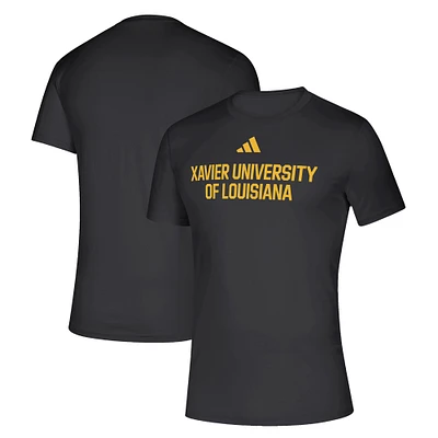 Men's adidas Black Xavier University of Louisiana Gold Rush Creator T-Shirt