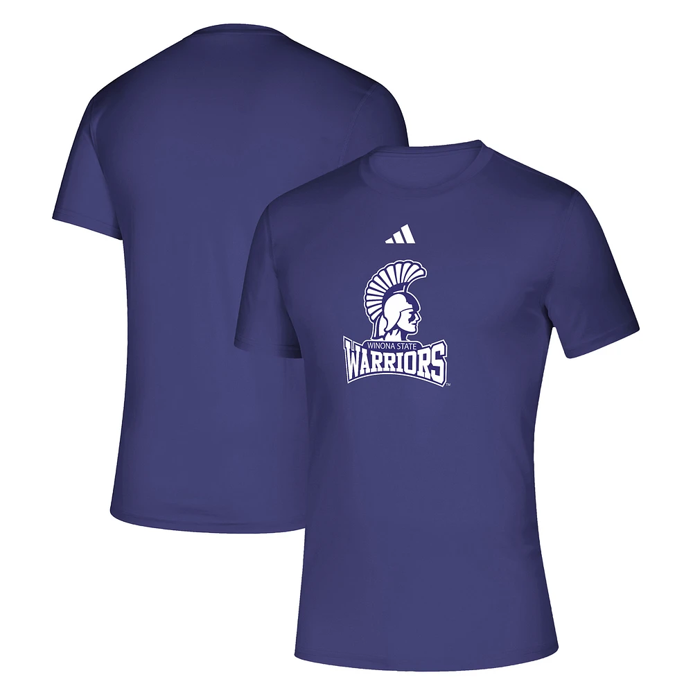 Men's adidas Purple Winona State Warriors Creator T-Shirt