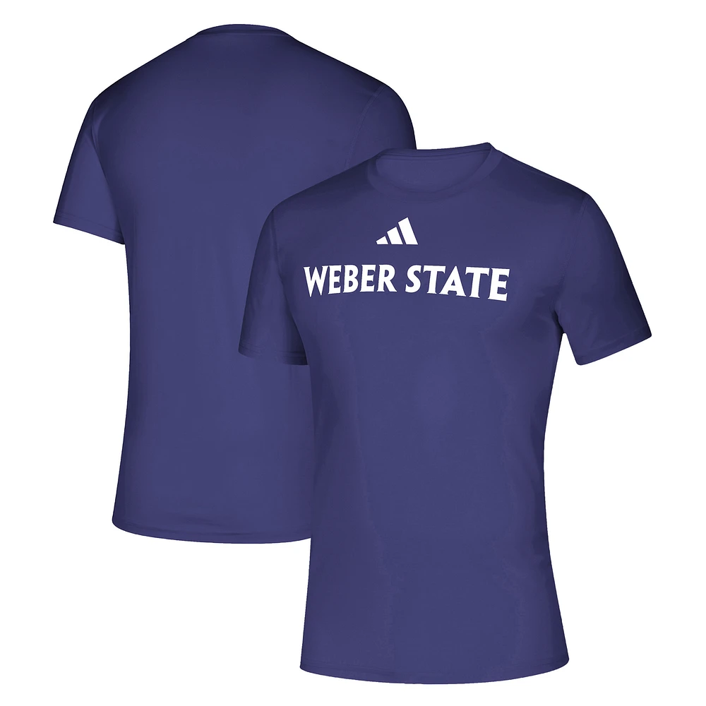 Men's adidas Purple Weber State Wildcats Creator T-Shirt
