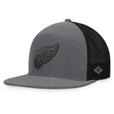 Men's Fanatics Charcoal Detroit Red Wings Fairweather Adjustable Hat
