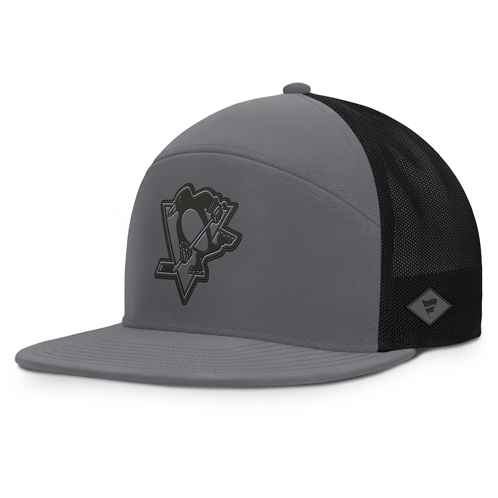 Men's Fanatics Charcoal Pittsburgh Penguins Fairweather Adjustable Hat