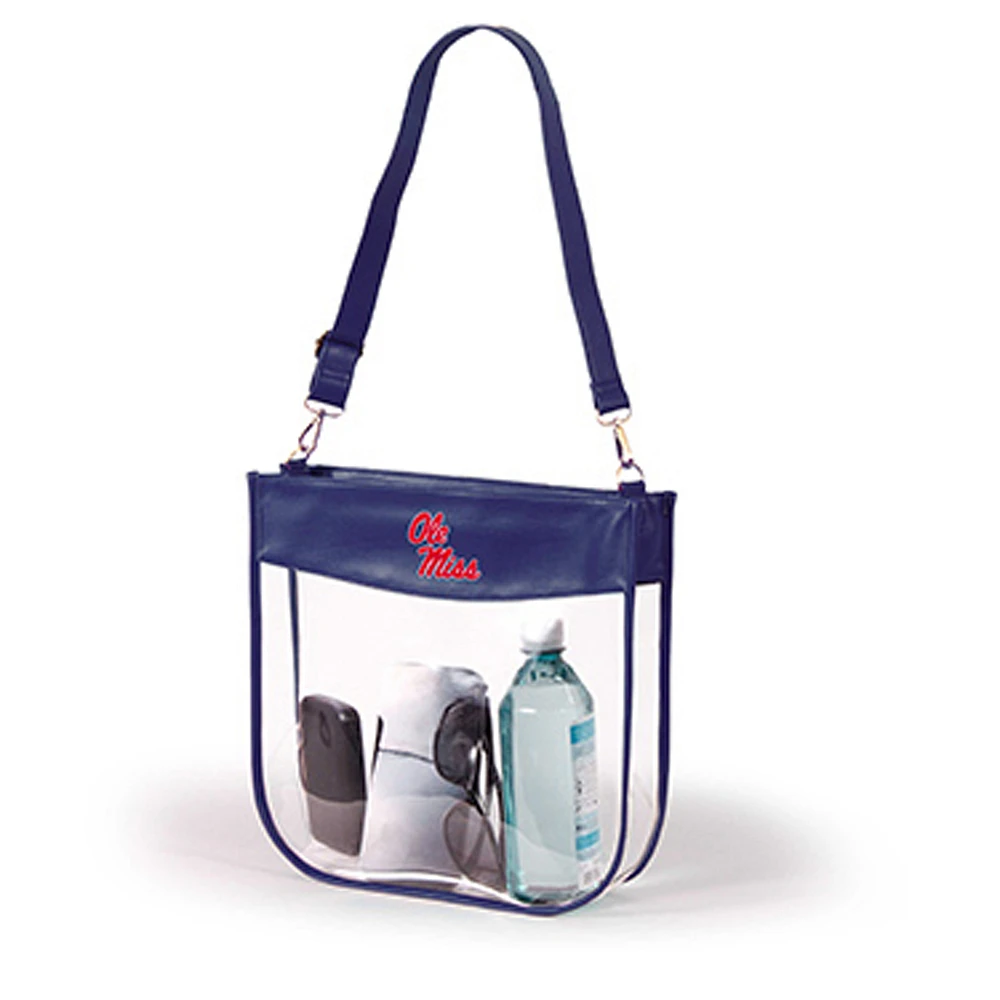Women's Navy Ole Miss Rebels Kate Clear Purse