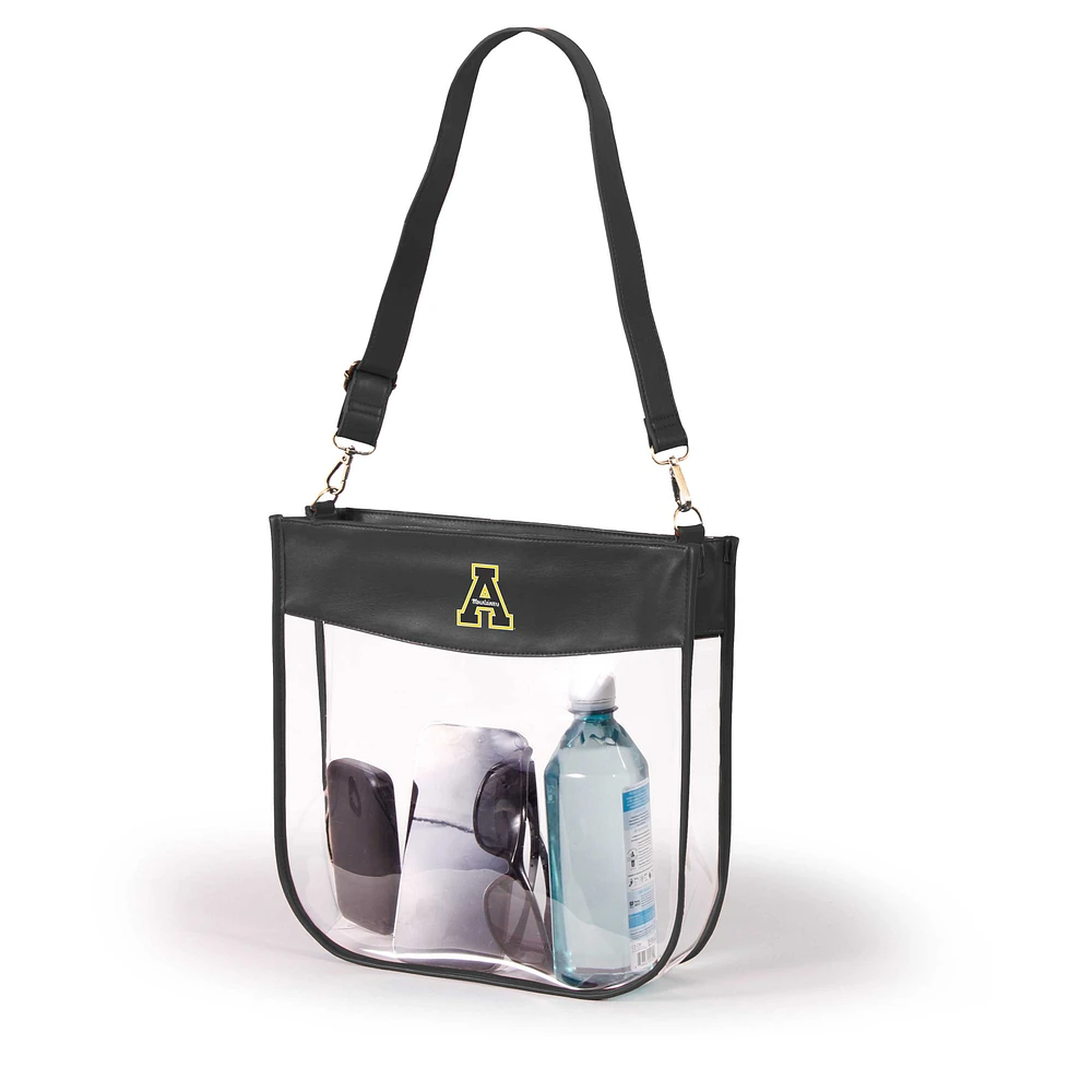 Women's Black Appalachian State Mountaineers Kate Clear Purse