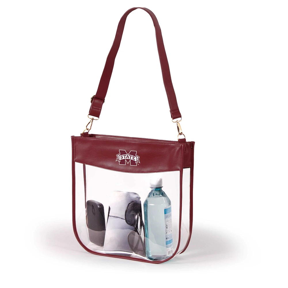 Women's Maroon Mississippi State Bulldogs Kate Clear Purse
