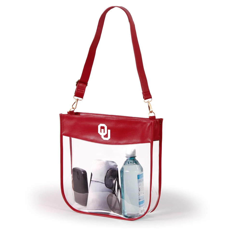 Women's Crimson Oklahoma Sooners Kate Clear Purse