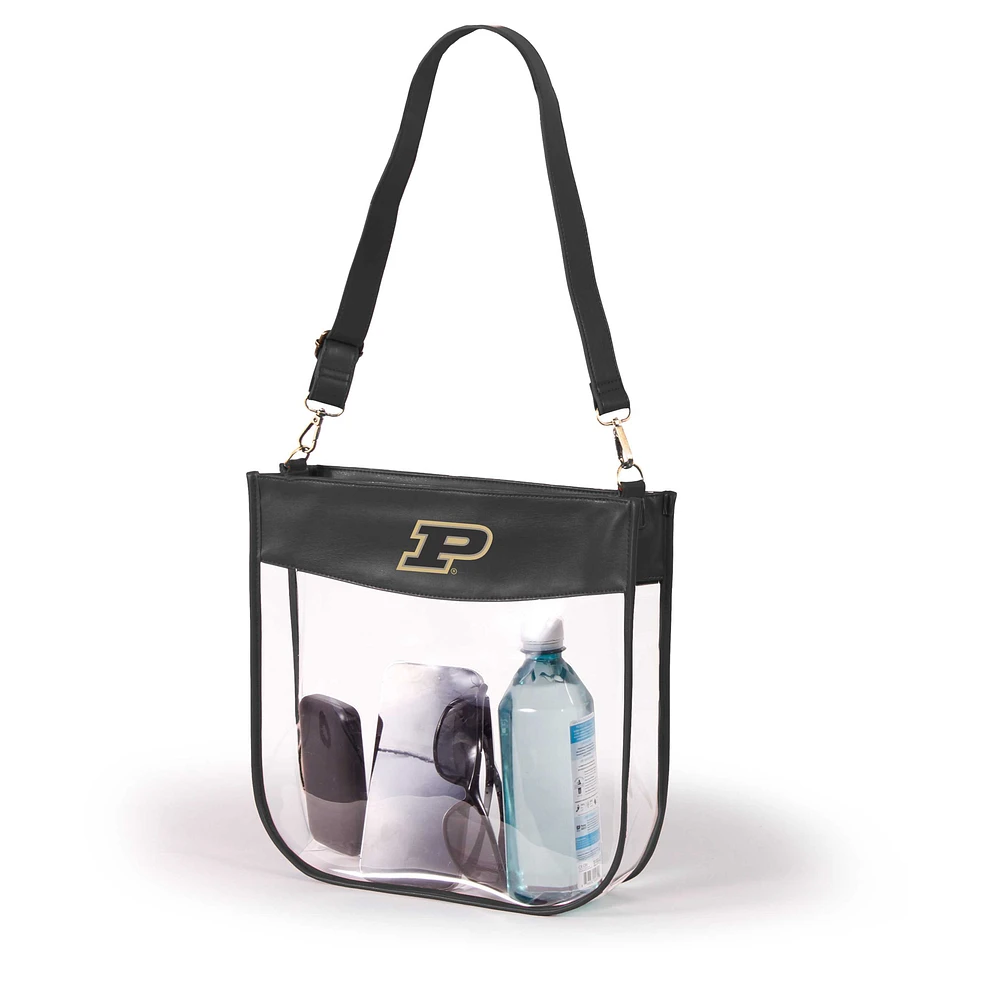 Women's Black Purdue Boilermakers Kate Clear Purse