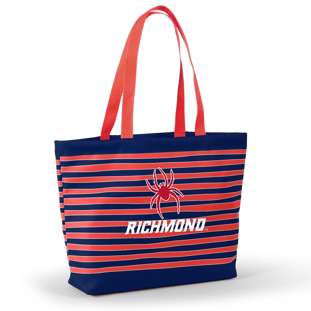 Women's Navy Richmond Spiders Wavy Striped Tatum Tote Bag