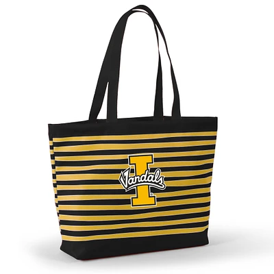 Women's Gold Idaho Vandals Wavy Striped Tatum Tote Bag