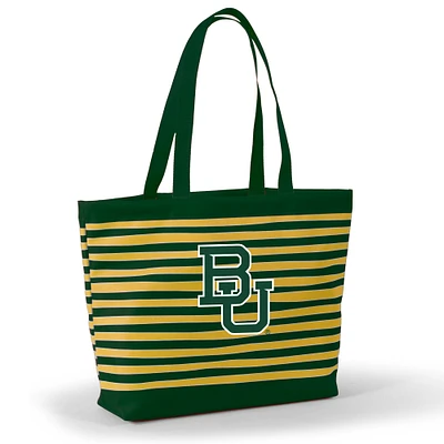 Women's Green Baylor Bears Wavy Striped Tatum Tote Bag