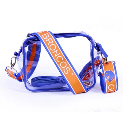 Women's Boise State Broncos Hailey Clear Purse with Logo Strap