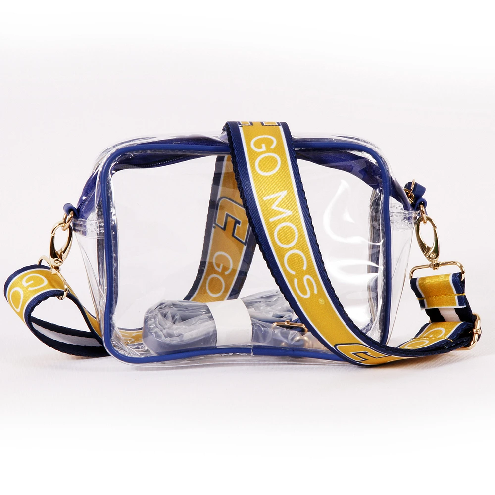 Women's Tennessee Chattanooga Mocs Hailey Clear Purse with Logo Strap