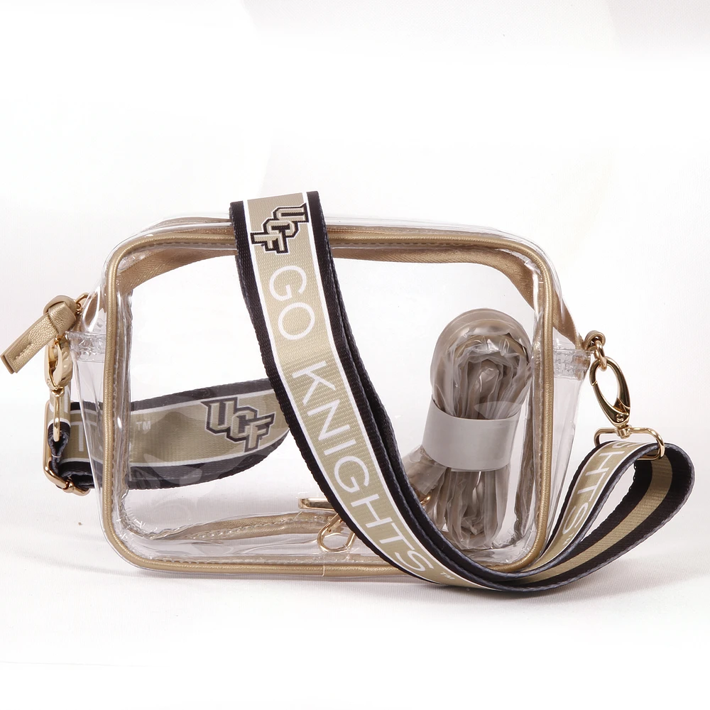 Women's UCF Knights Hailey Clear Purse with Logo Strap