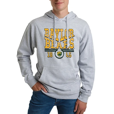 Unisex Uscape Apparel Heather Gray Baylor Bears Standard Pullover Hoodie