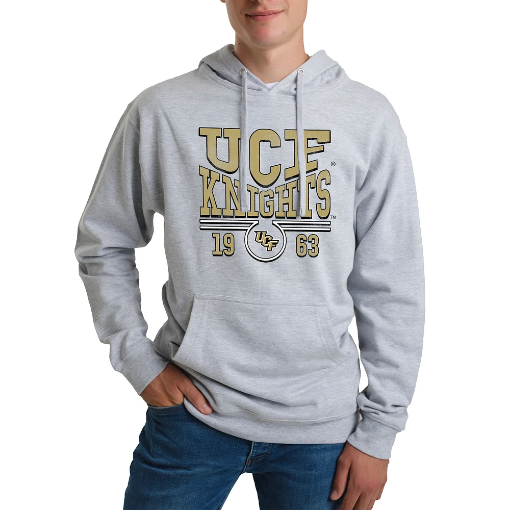 Unisex Uscape Apparel Heather Gray UCF Knights Standard Pullover Hoodie