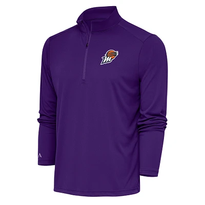 Men's Antigua Purple Phoenix Mercury Tribute Quarter-Zip Jacket