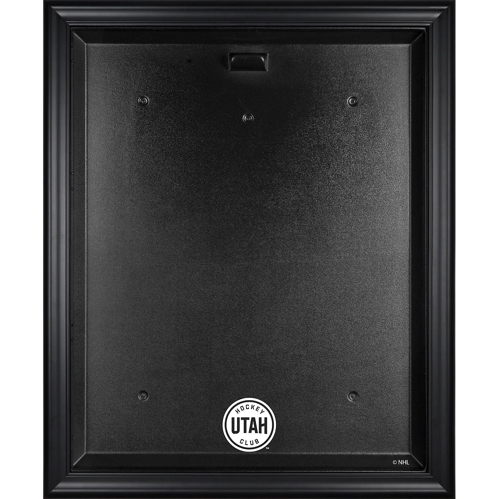 NHL Utah Black Framed Logo Jersey Display Case