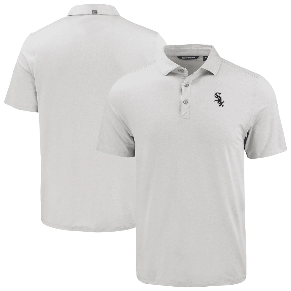 Men's Cutter & Buck White Chicago Sox Coastline Epic Comfort Eco Recycled Polo