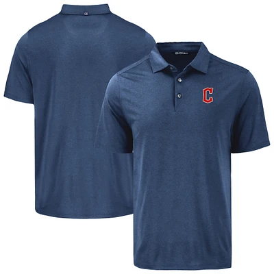 Men's Cutter & Buck Navy Cleveland Guardians Coastline Epic Comfort Eco Recycled Polo
