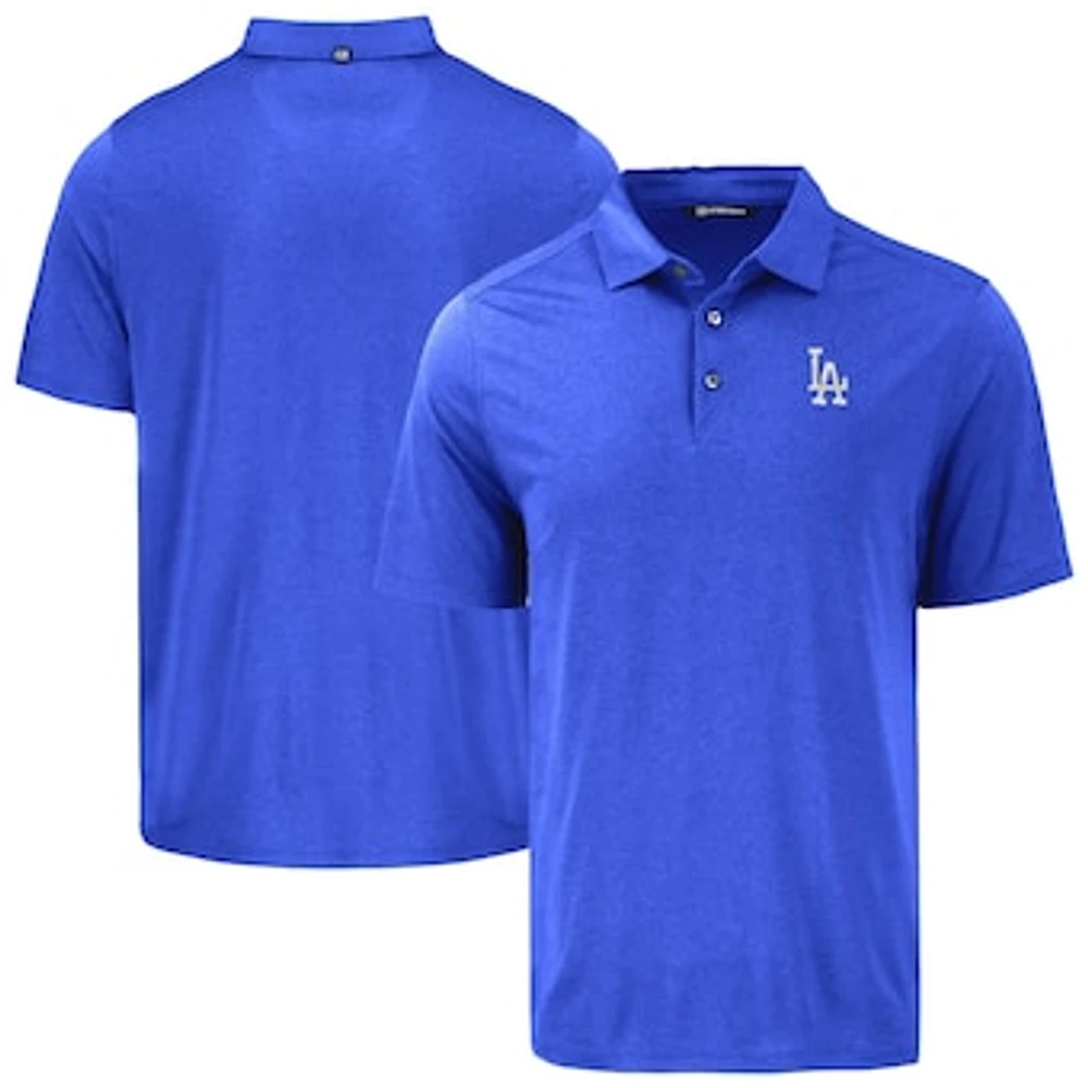 Men's Cutter & Buck Los Angeles Dodgers Coastline Epic Comfort Eco Recycled Polo