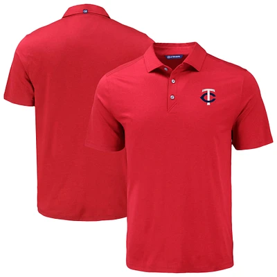 Men's Cutter & Buck Minnesota Twins Coastline Epic Comfort Eco Recycled Polo