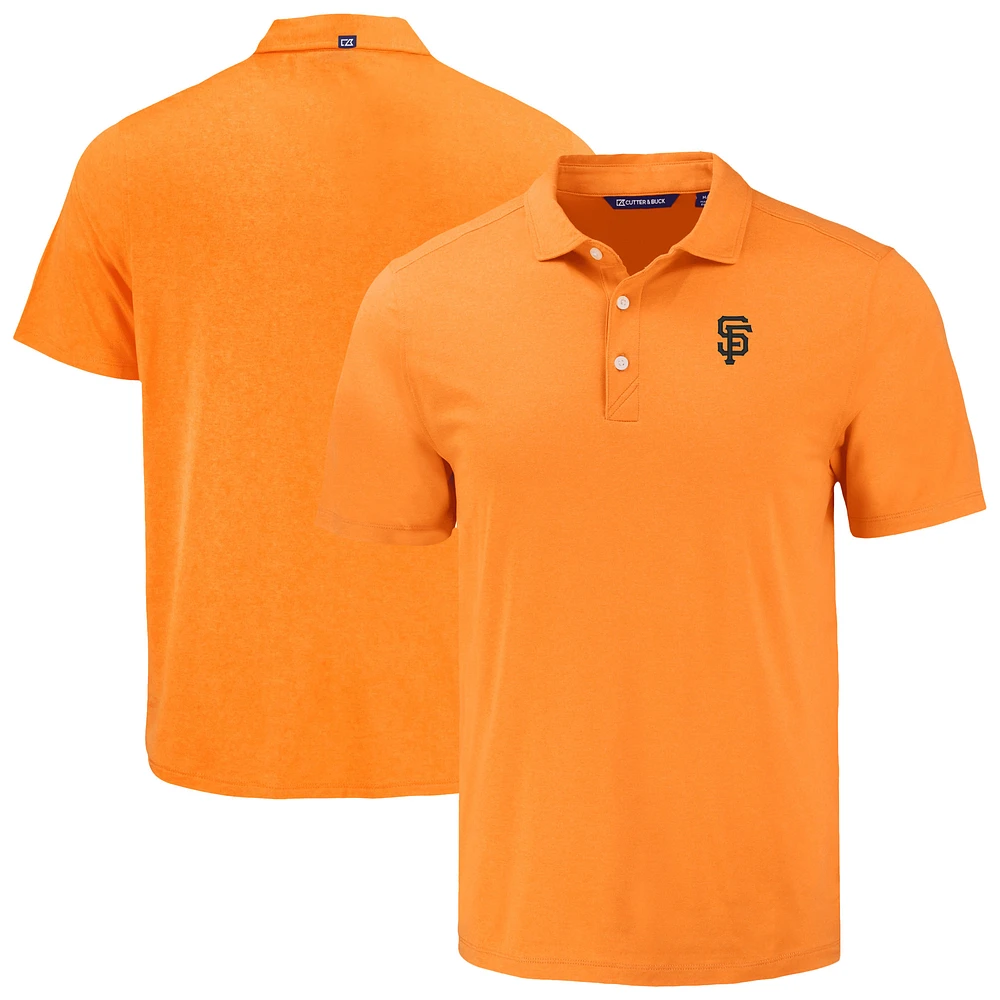 Men's Cutter & Buck San Francisco Giants Coastline Epic Comfort Eco Recycled Polo