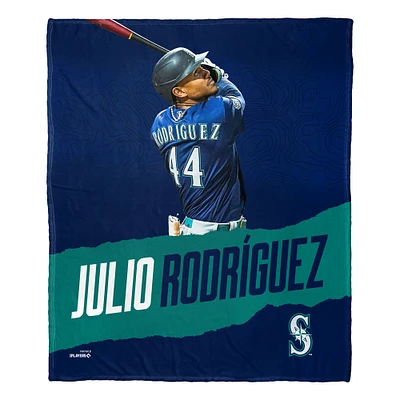 The Northwest Group Julio Rodríguez Seattle Mariners 50" x 60" Silk Touch Throw Blanket