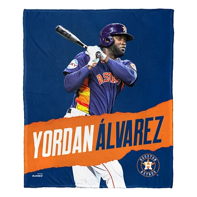 The Northwest Group Yordan Alvarez Houston Astros 50" x 60" Silk Touch Throw Blanket