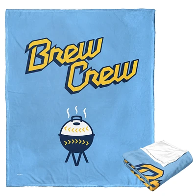 The Northwest Group Milwaukee Brewers City Connect 50" x 60" Silk Touch Throw Blanket