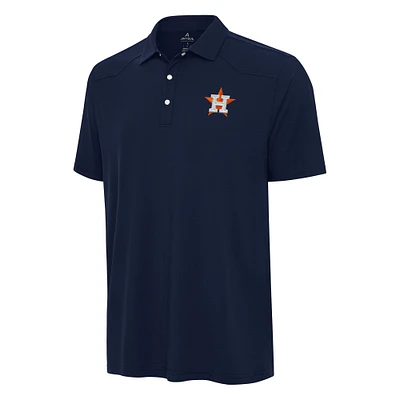 Men's Antigua Navy Houston Astros Western Polo