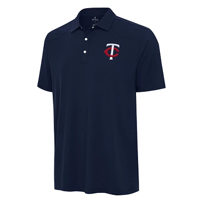 Men's Antigua Navy Minnesota Twins Western Polo