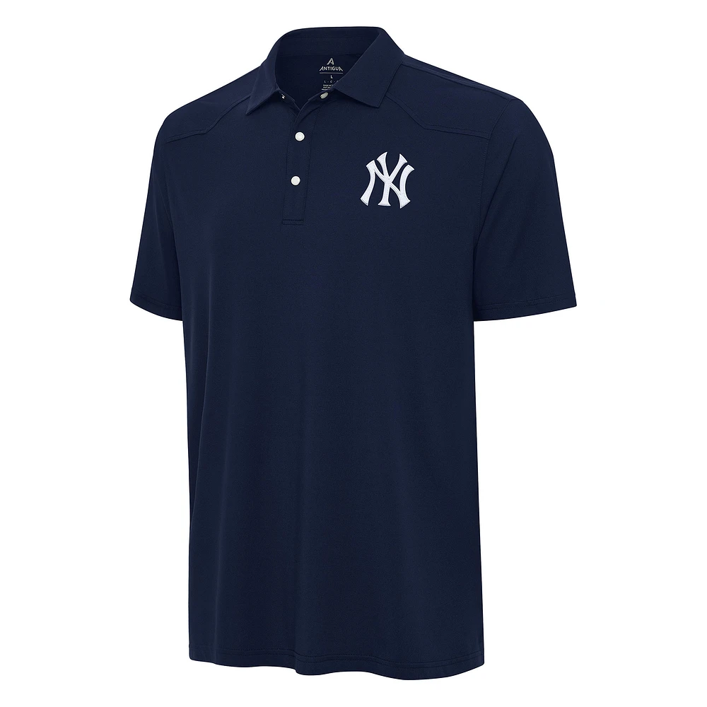 Men's Antigua Navy New York Yankees Western Polo