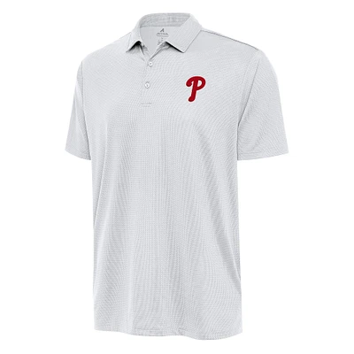 Men's Antigua White Philadelphia Phillies Big & Tall Ellipse Polo