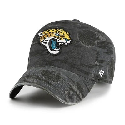 Men's '47 Black Jacksonville Jaguars Fiji Clean Up Adjustable Hat