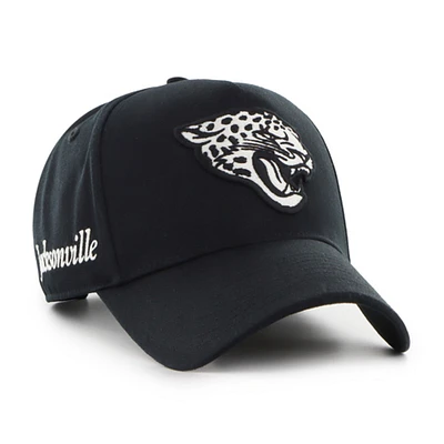 Men's '47 Black Jacksonville Jaguars Foundation Offside Adjustable Hat