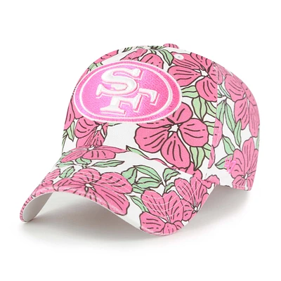 Women's '47 White San Francisco 49ers Florentina Clean Up Adjustable Hat