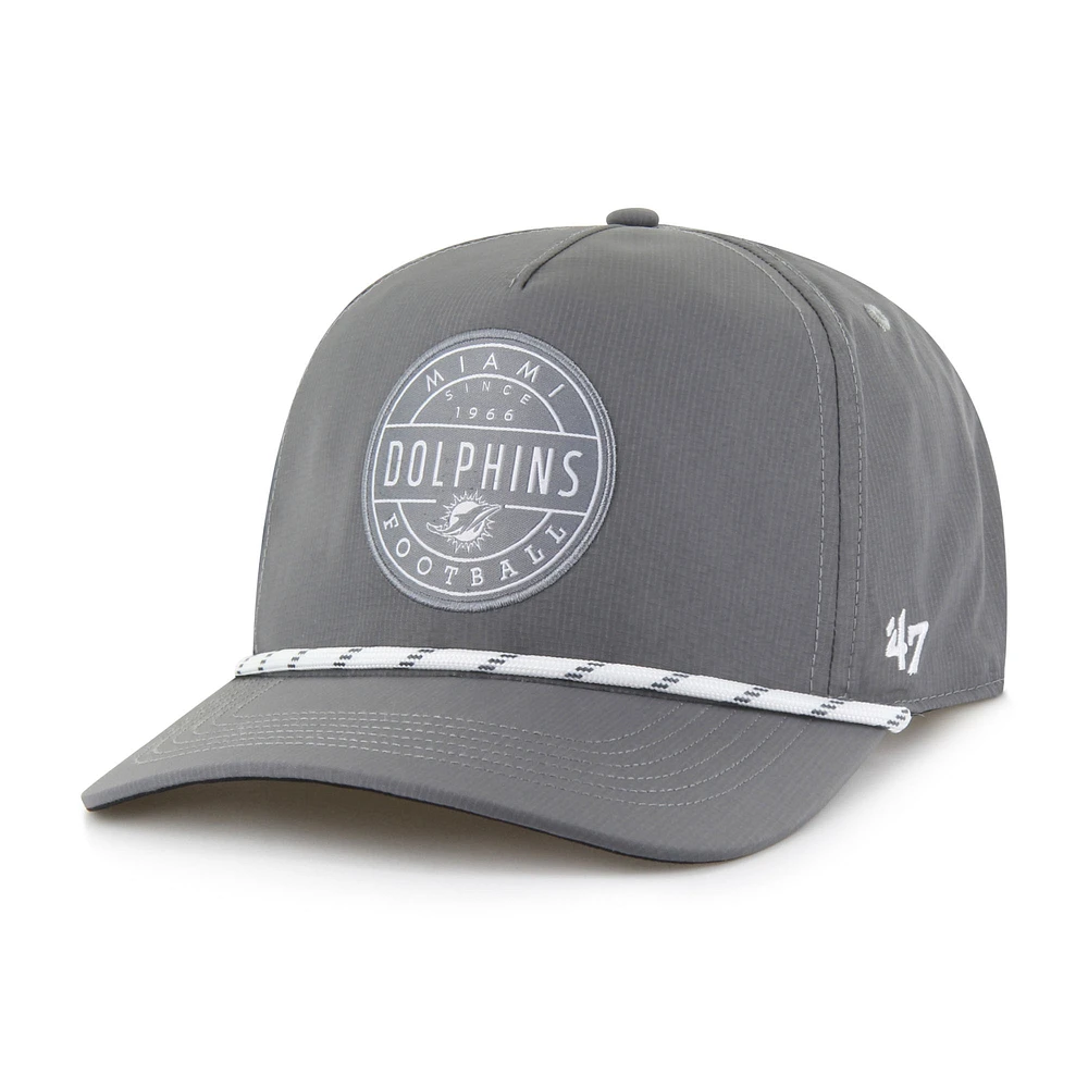 Men's '47 Gray Miami Dolphins Suburbia Hitch Adjustable Hat