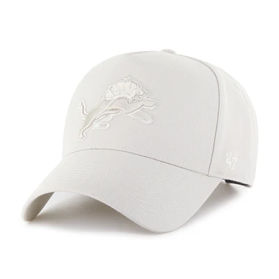 Men's '47 Cream Detroit Lions Ballpark Offside Adjustable Hat