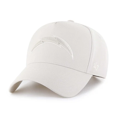 Men's '47 Cream Los Angeles Chargers Ballpark Offside Adjustable Hat