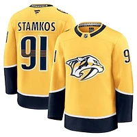 Men's Fanatics Steven Stamkos Gold Nashville Predators Home Premium Jersey