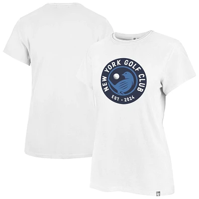 Women's '47 White TGL New York Golf Club Frankie T-Shirt