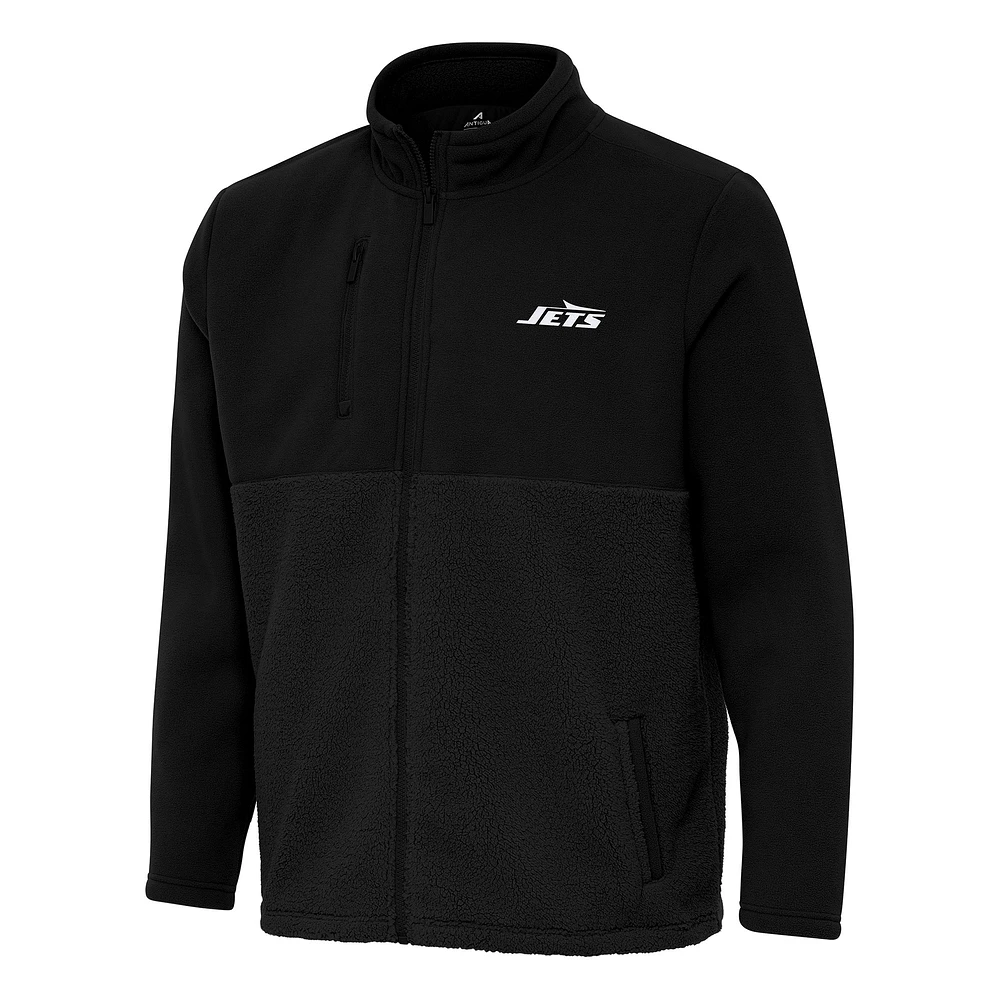 Men's Antigua New York Jets Daily Fused Full-Zip Jacket