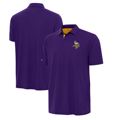 Men's Antigua Purple/Gold Minnesota Vikings Era Polo
