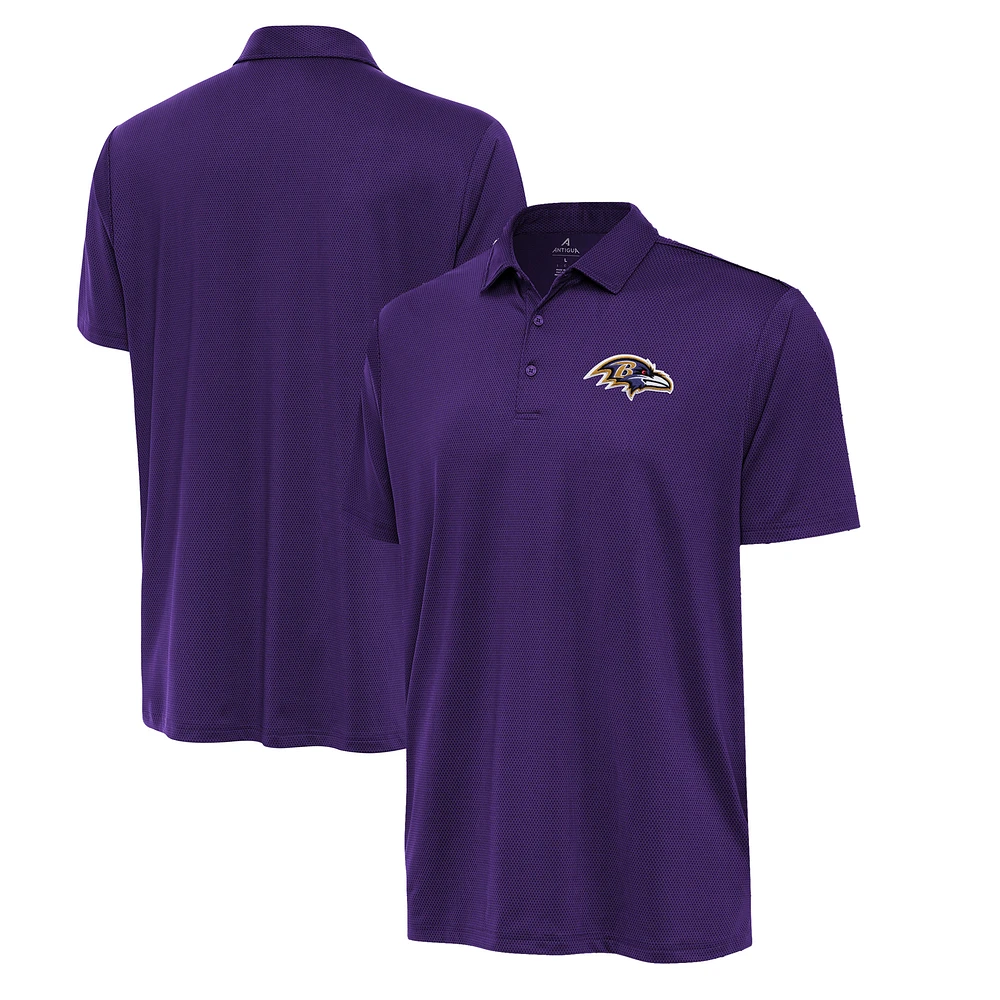 Men's Antigua Purple Baltimore Ravens Eclipse Polo