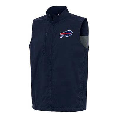 Men's Antigua Navy Buffalo Bills Brisk Full-Zip Vest