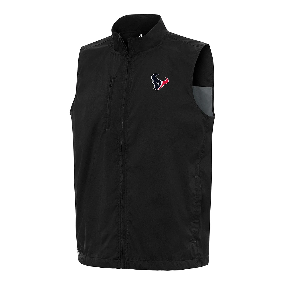 Men's Antigua Houston Texans Brisk Full-Zip Vest