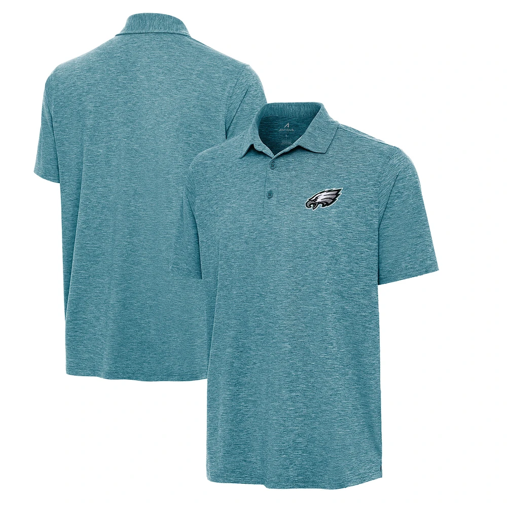 Men's Antigua Midnight Green Philadelphia Eagles Par 3 Polo