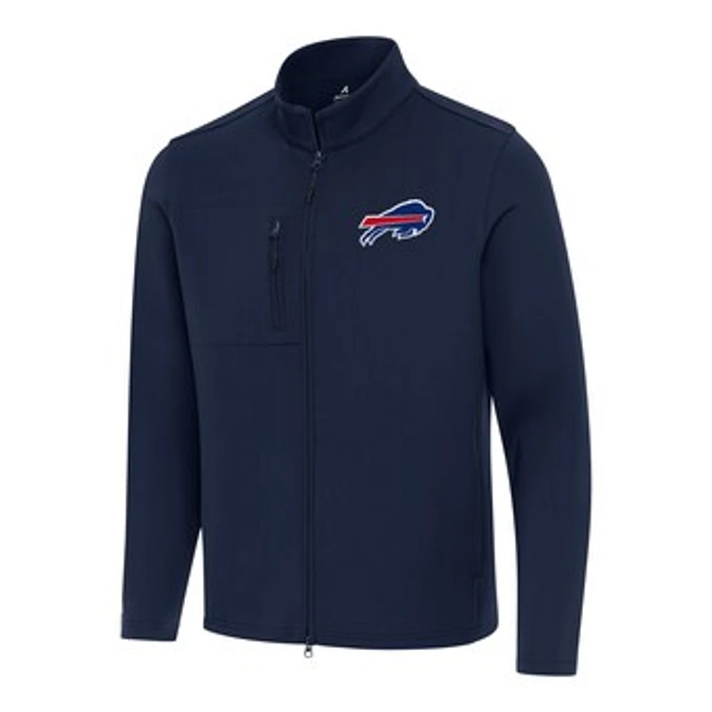 Men's Antigua Navy Buffalo Bills Objection Full-Zip Jacket
