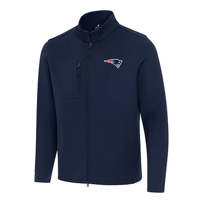 Men's Antigua Navy New England Patriots Objection Full-Zip Jacket