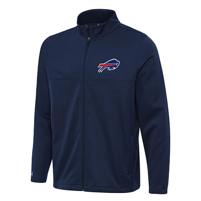 Men's Antigua Navy Buffalo Bills Links 2 Full-Zip Golf Jacket