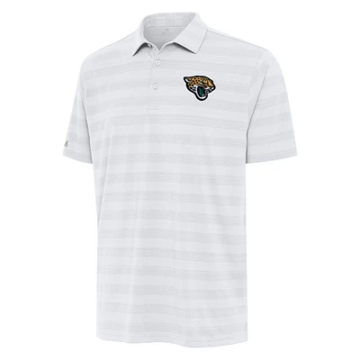Men's Antigua White Jacksonville Jaguars Tunnel Polo